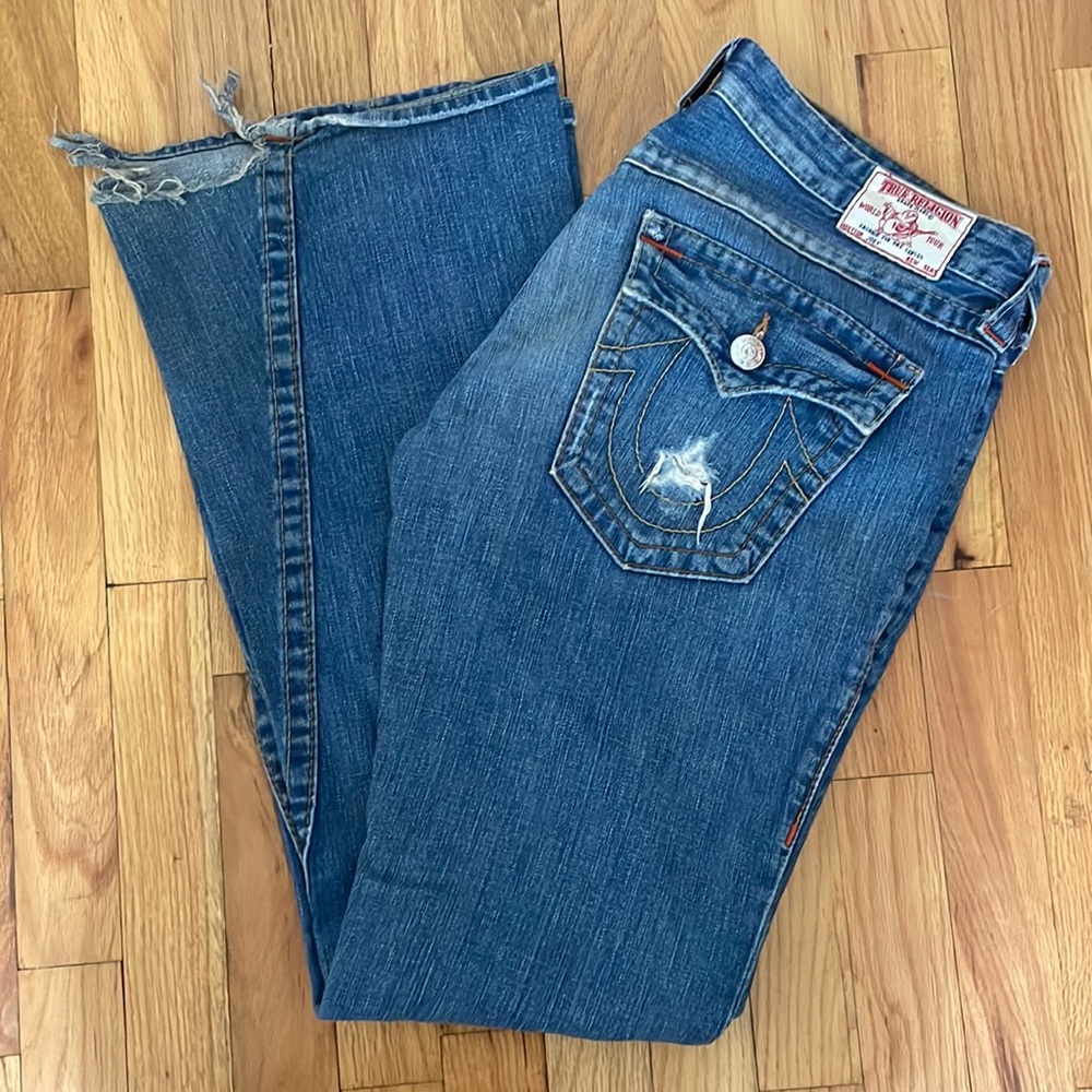 True Religion used flare jeans size 30